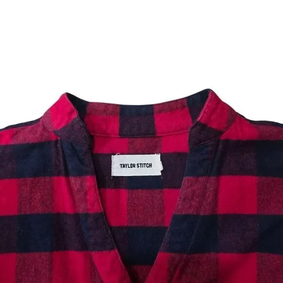 Taylor Stitch Flannel Button The Whitney Popover The Shirt Top - Picture 5 of 6